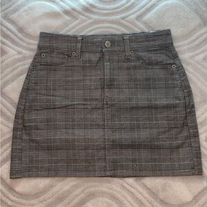 American Eagle plaid high rise skirt